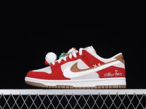 Nike SB Dunk Low 85 Christmas Red White Brown DO9457-112