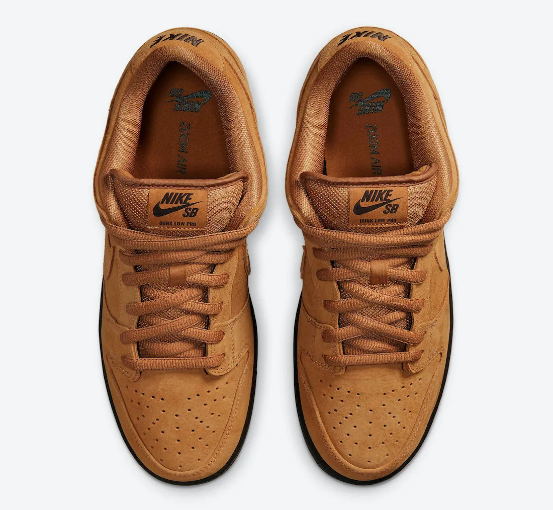 Nike SB Dunk Low Wheat Mocha White Baroque Brown Gum BQ6817-204