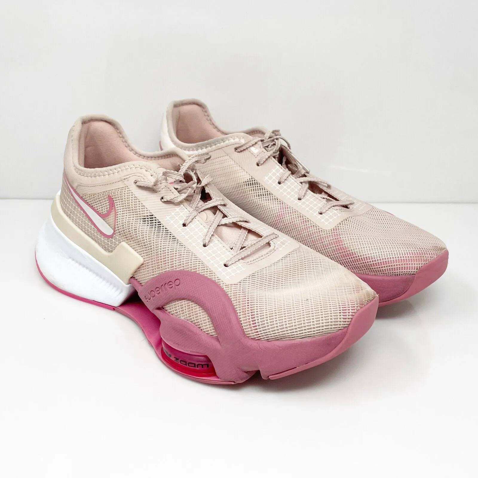 Nike Womens Air Zoom Superrep 3 DA9492-600 Pink Running Shoes Sneakers Size 9.5