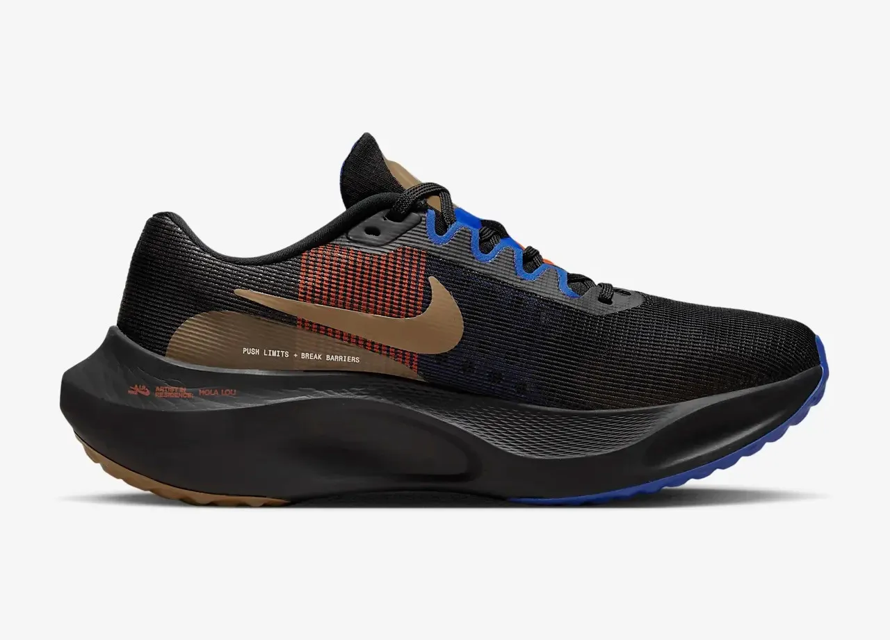 Nike Zoom Fly 5 A.I.R. Hola Lou Black Ale Brown Racer Blue Phantom DR9837-001