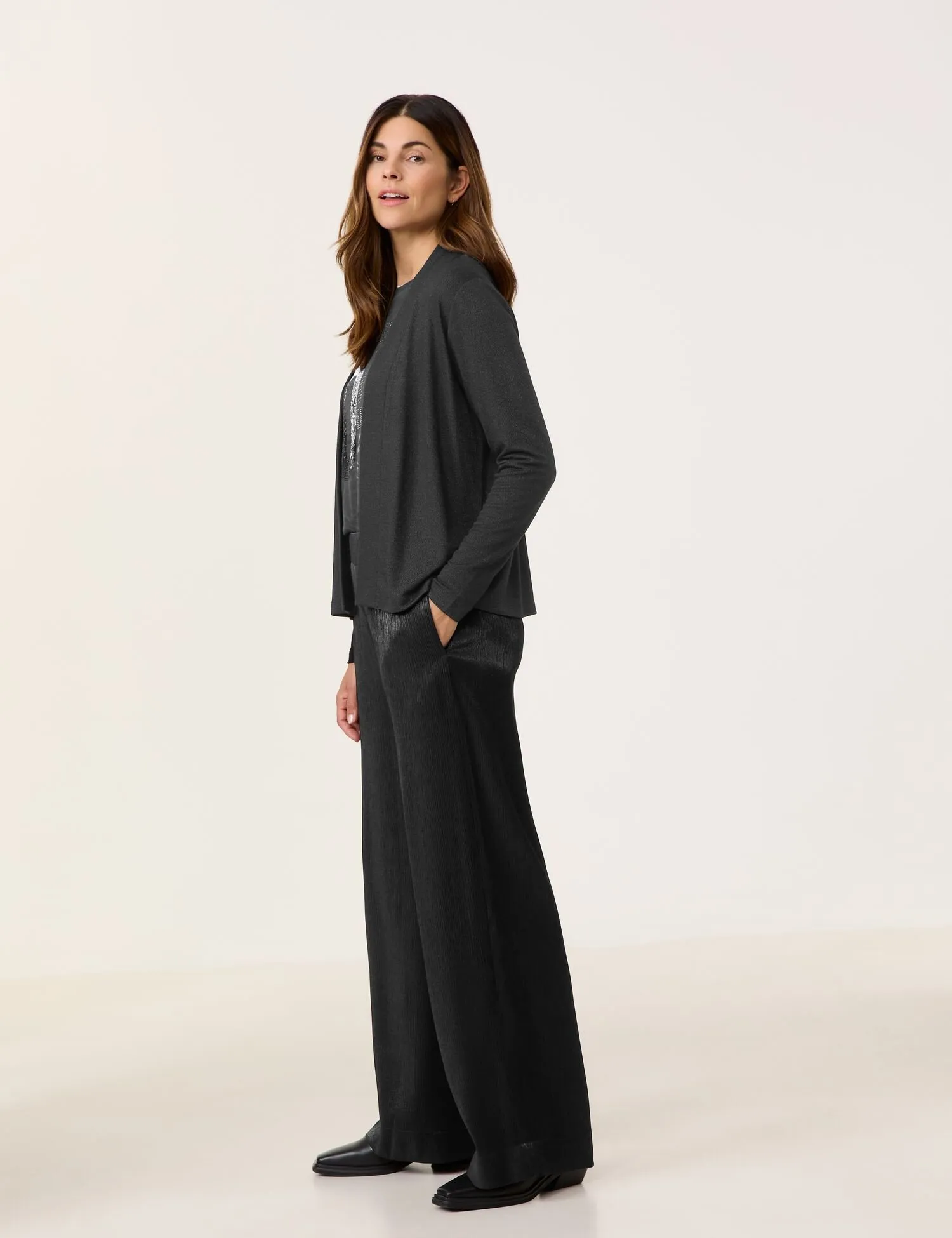 Open cardigan