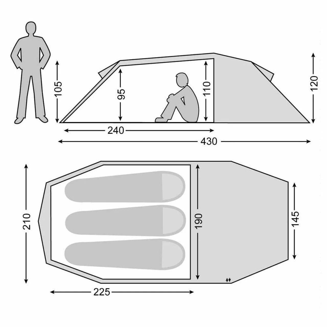 Oppland 3 LW Tent