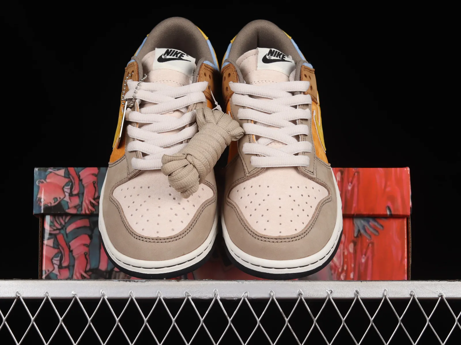 Otomo Katsuhiro x Nike SB Dunk Low Steamboy OST Brown Gold Orange LF0039-018