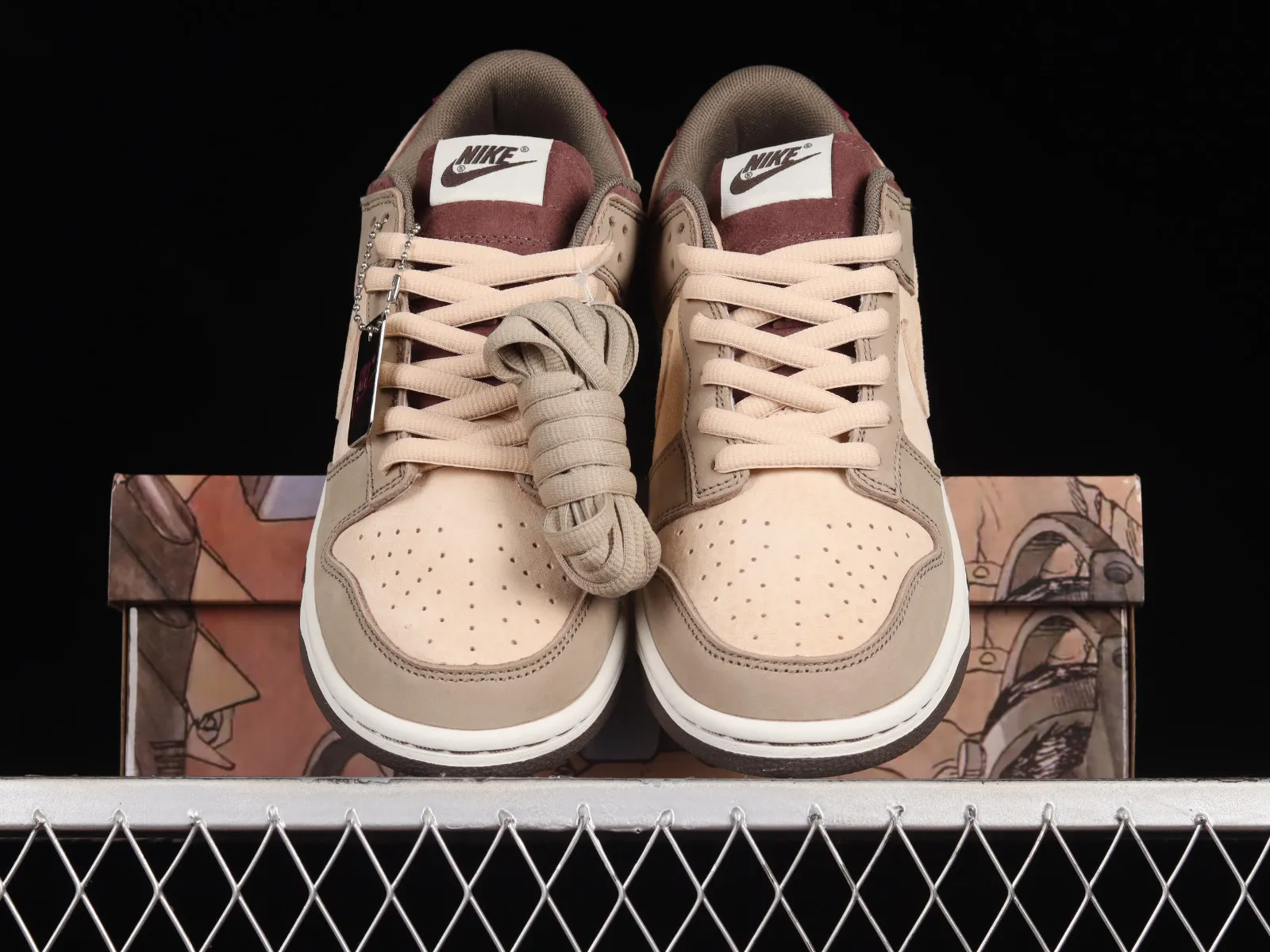 Otomo Katsuhiro x Nike SB Dunk Low Steamboy OST Dark Red Brown LF0039-030