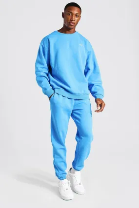 Overdyed Marl Oversized MAN Sweater Tracksuit