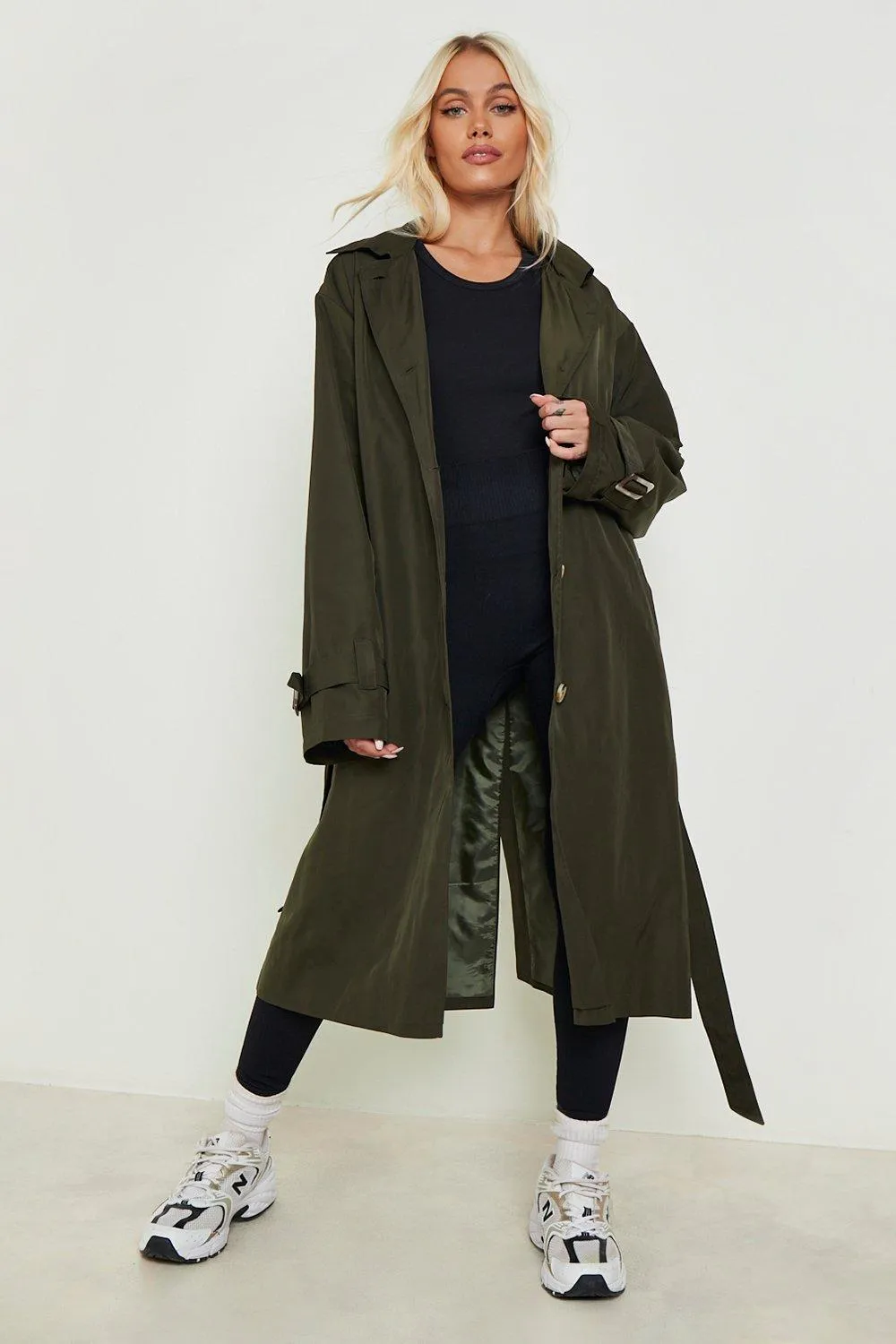 Oversized Boxy Trench Coat