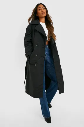 Padded Trench Coat