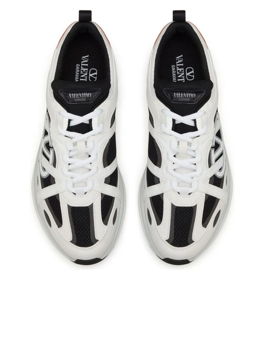 Panelled Mesh Sneakers