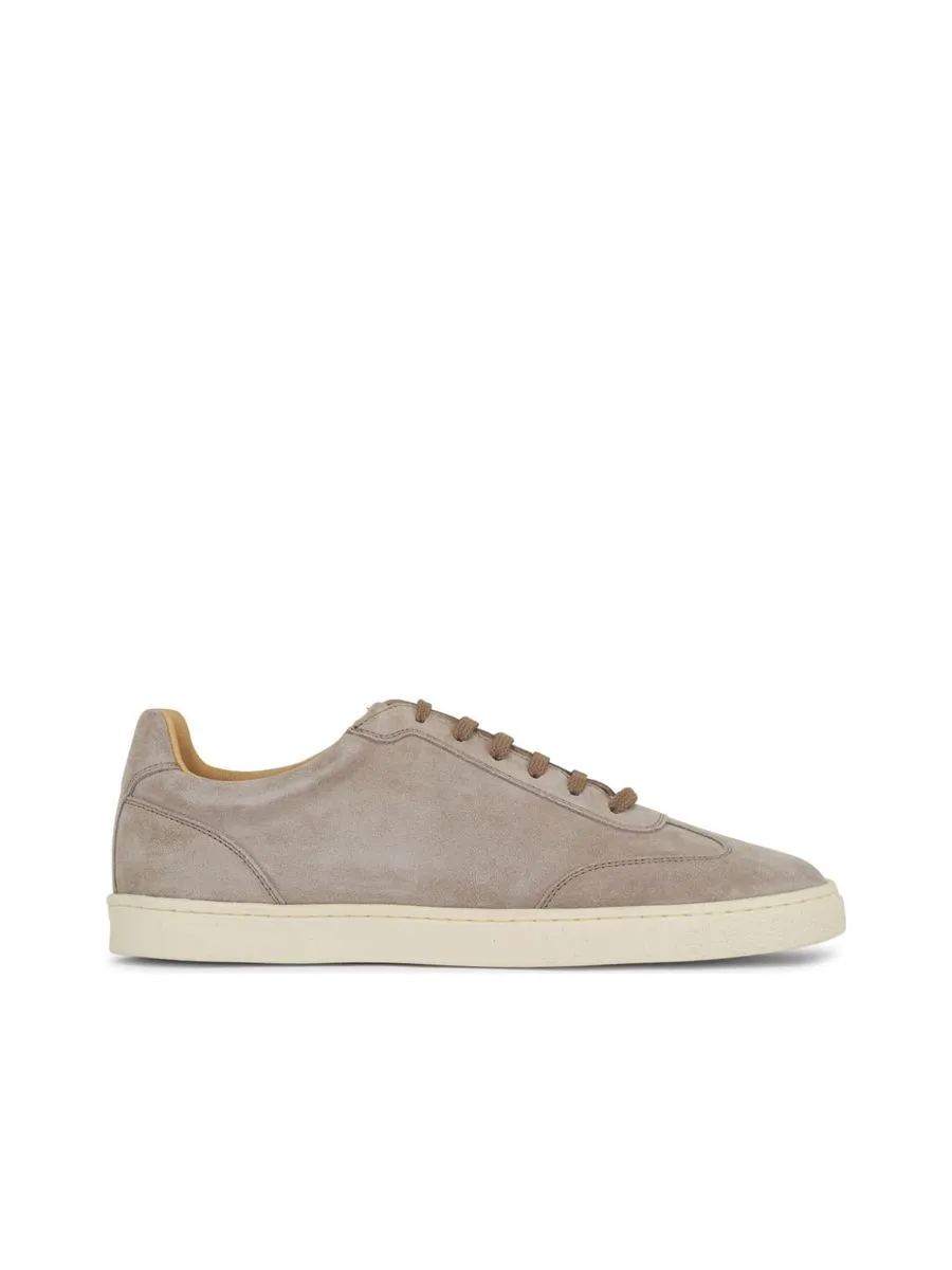 Panelled Suede Sneakers