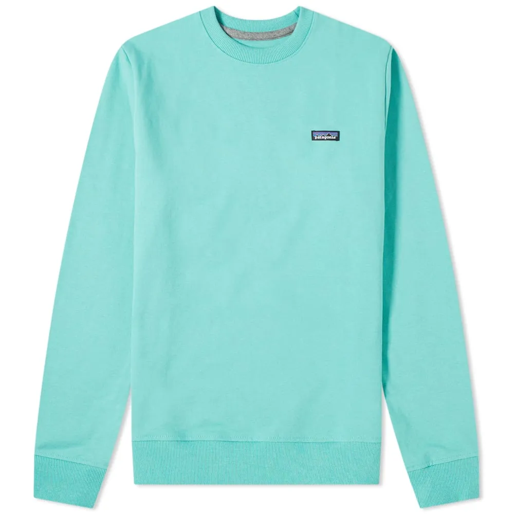 Patagonia P-6 Label Uprisal Crew SweatLight Beryl Green