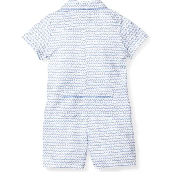 Petite Plume Infant Summer Romper, La Mer