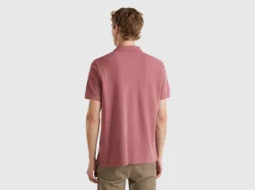 Plum regular fit polo - Plum | Benetton