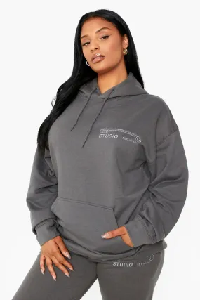 Plus Dsgn Studio Embroidered Hoodie