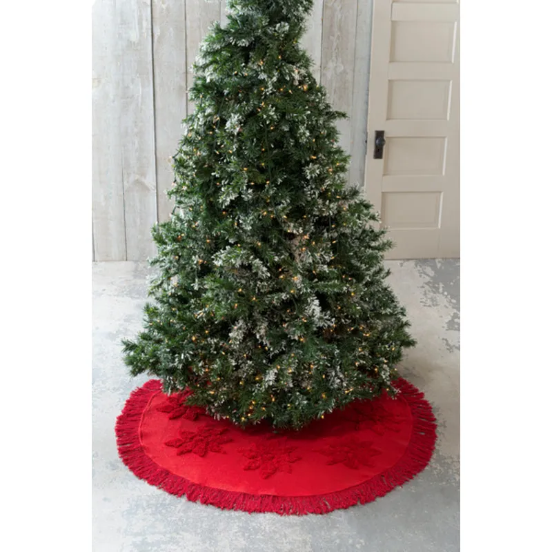 Poinsettia Tree Skirt