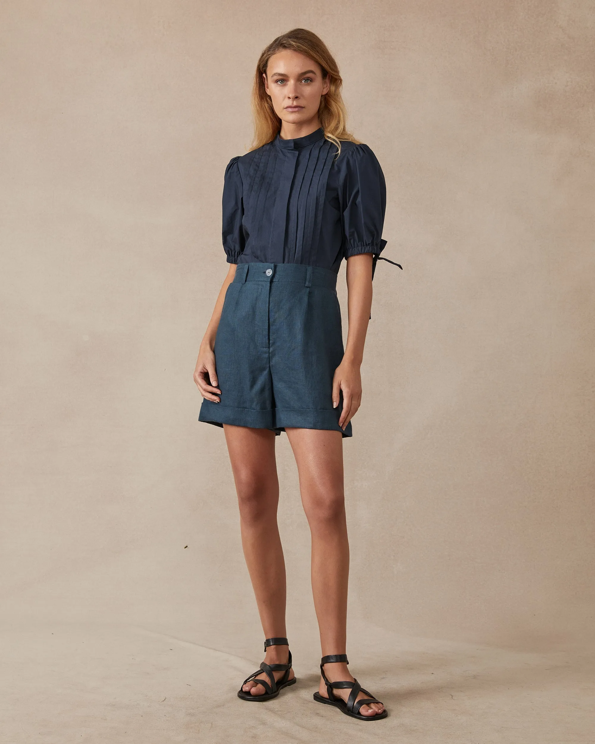 Poppy Shorts Sapphire