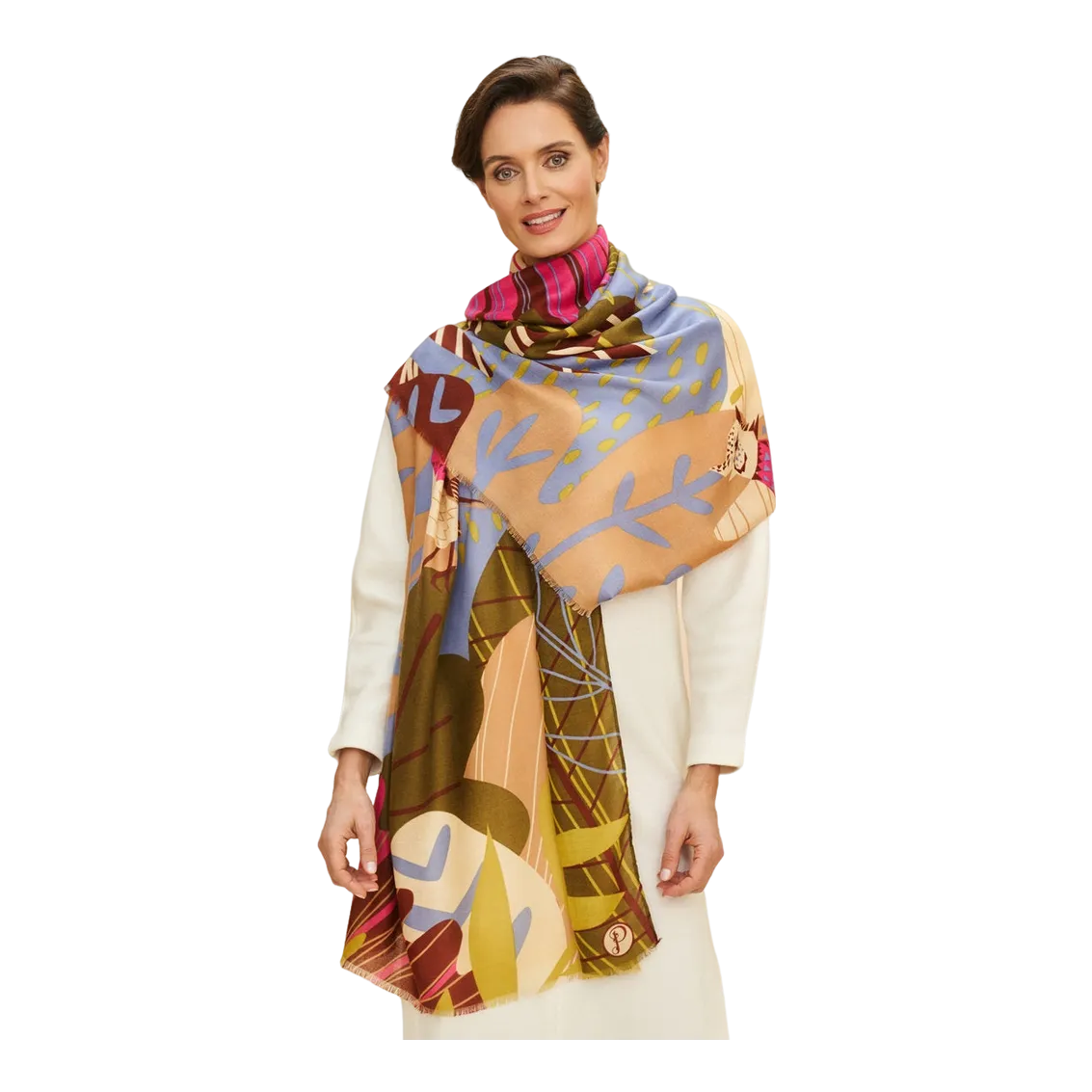 Powder Print Scarf