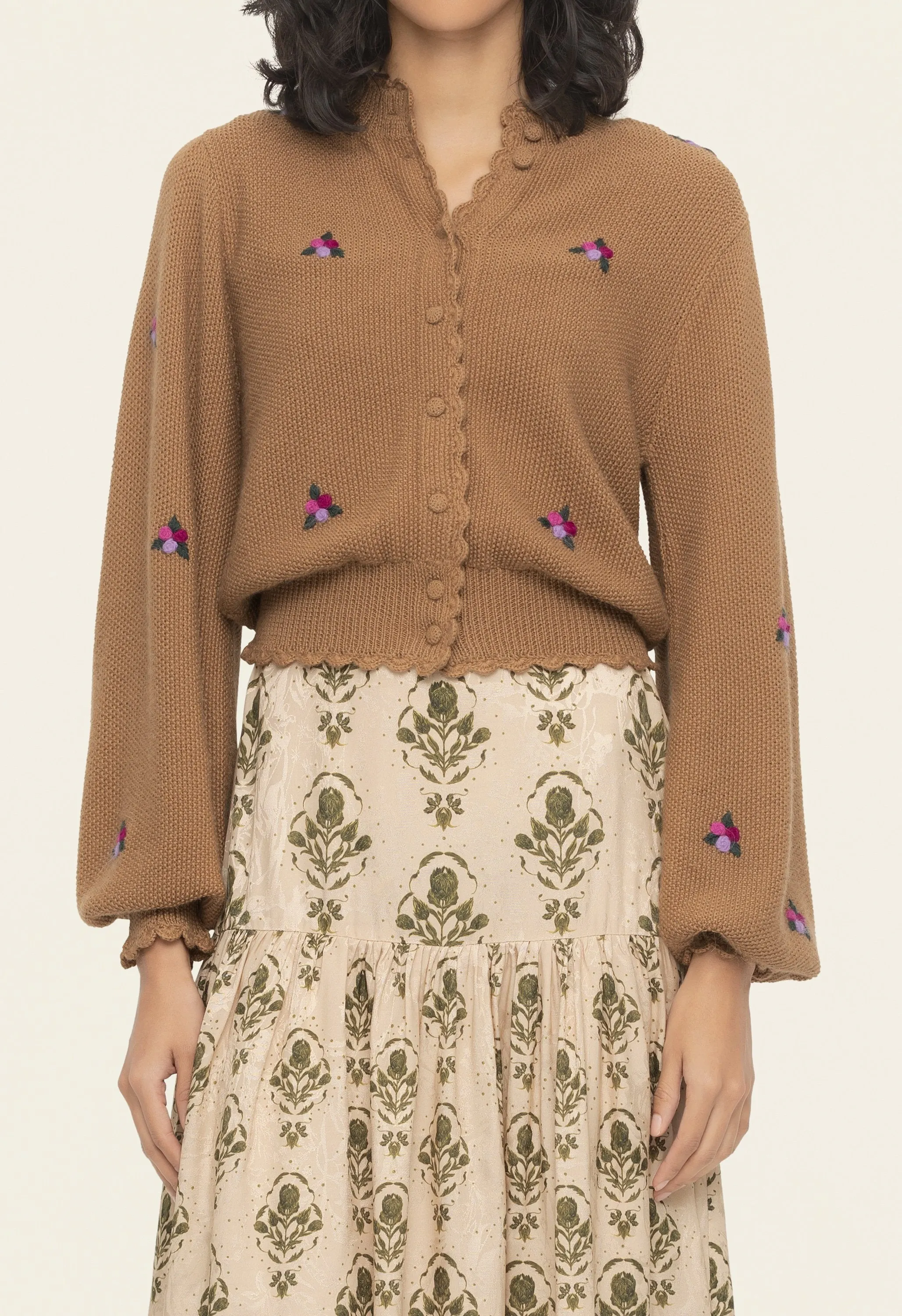 Pradera Brown Cardigan