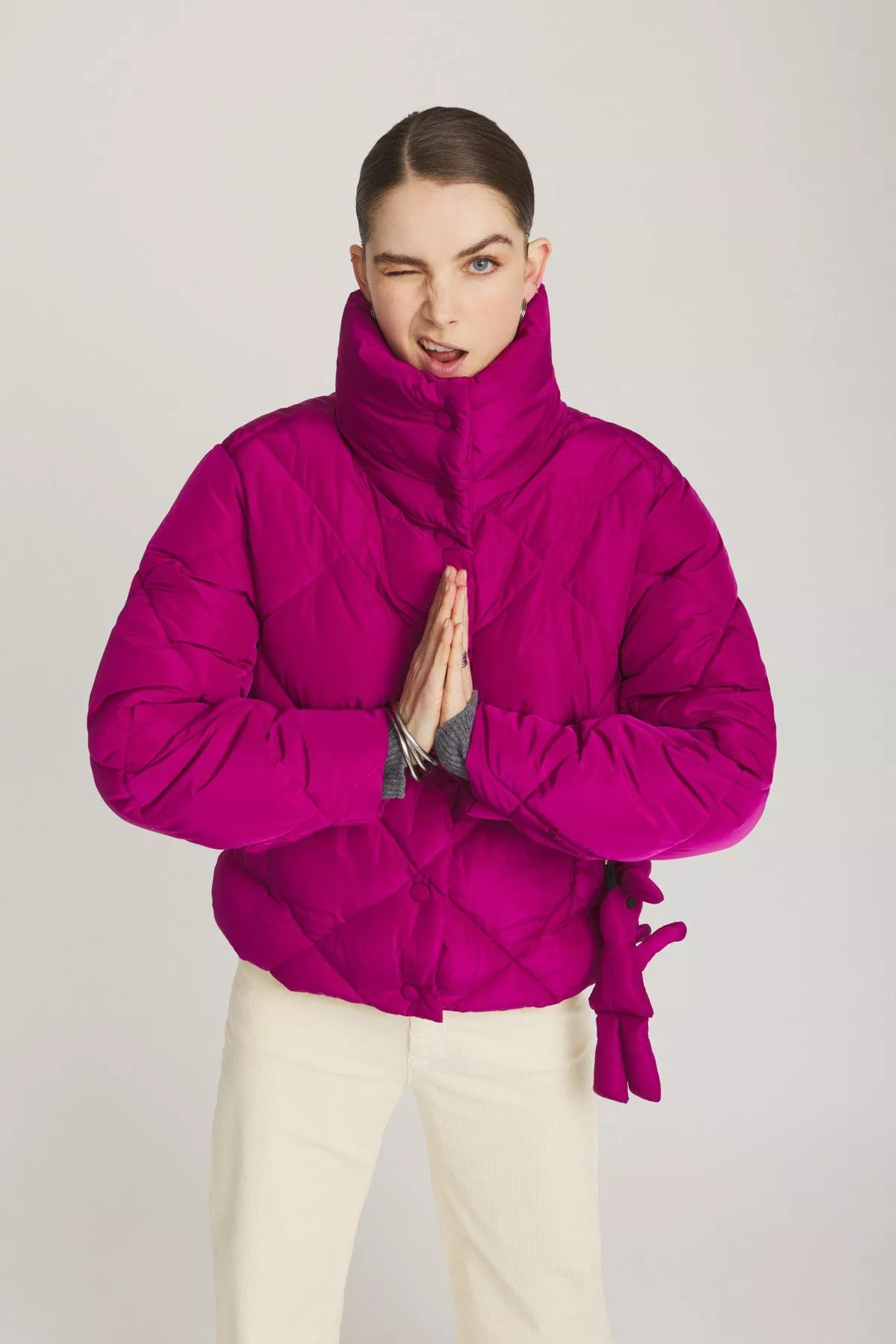Quilted puffer jacket