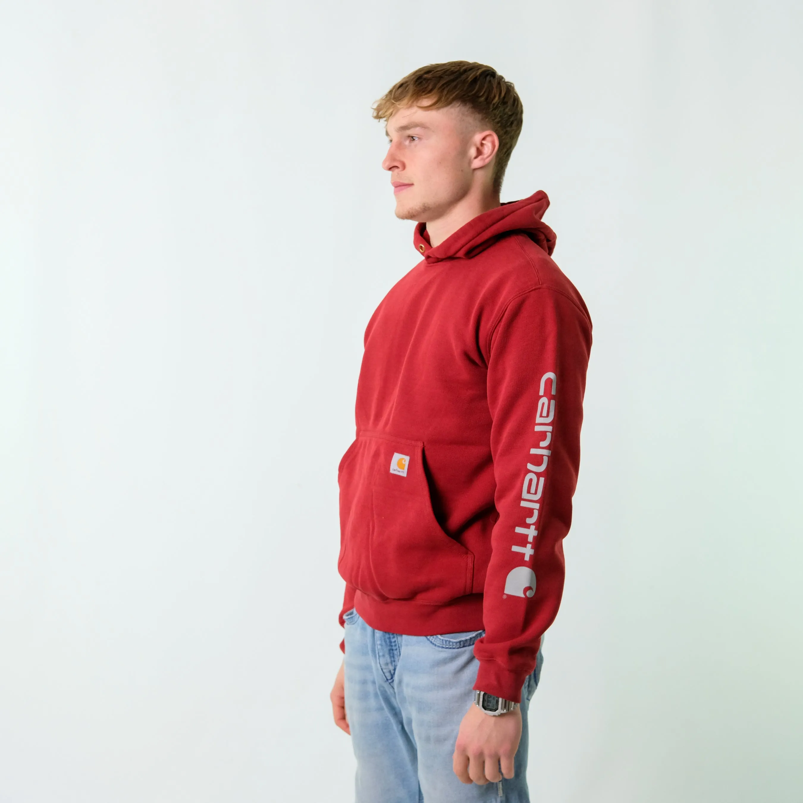 Red y2ks Carhartt Hoodie (S)