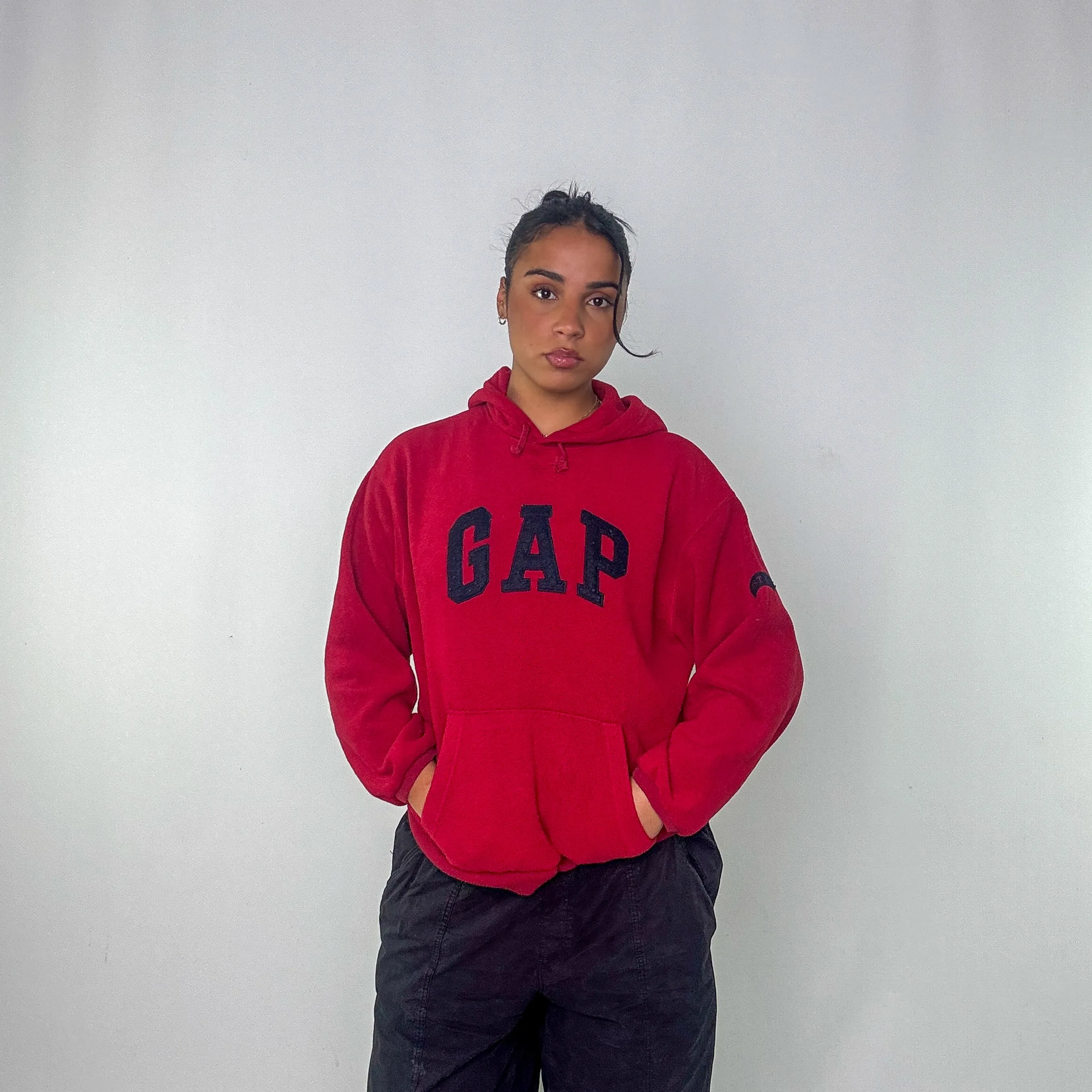 Red y2ks Gap Hoodie (M)