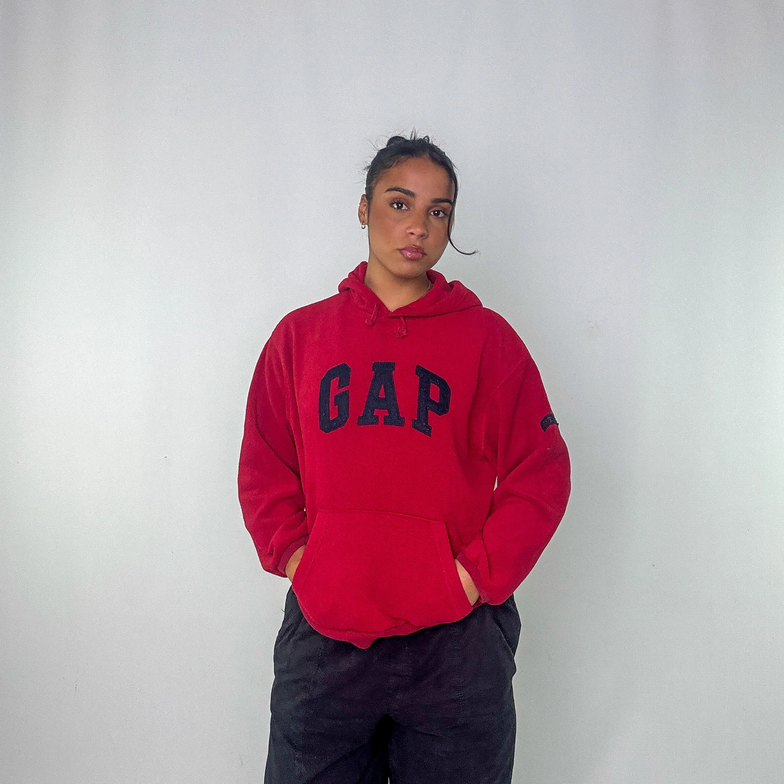 Red y2ks Gap Hoodie (M)