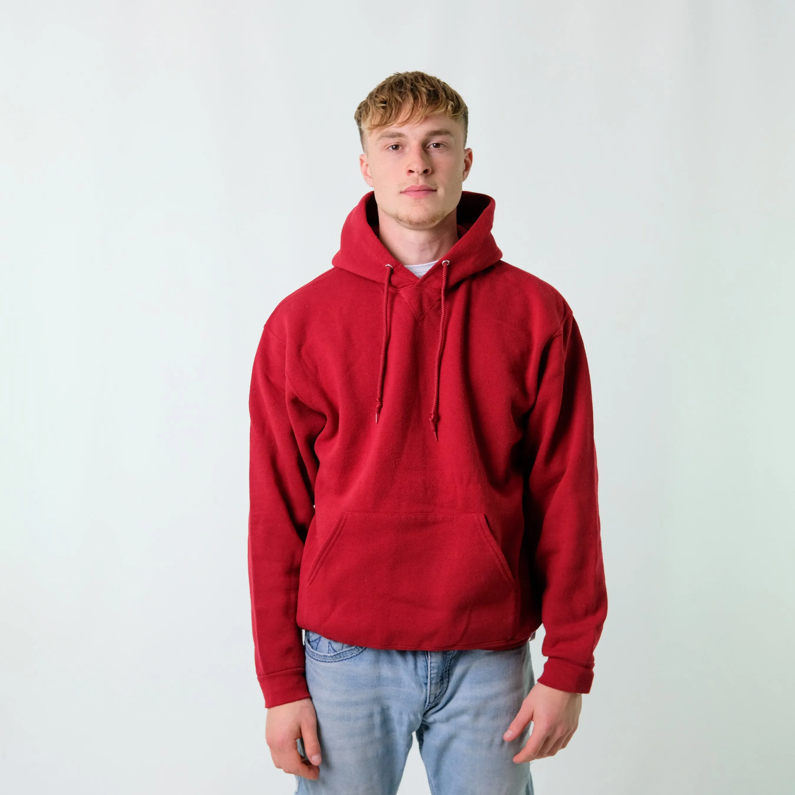 Red y2ks Russel Athletic Hoodie (L)