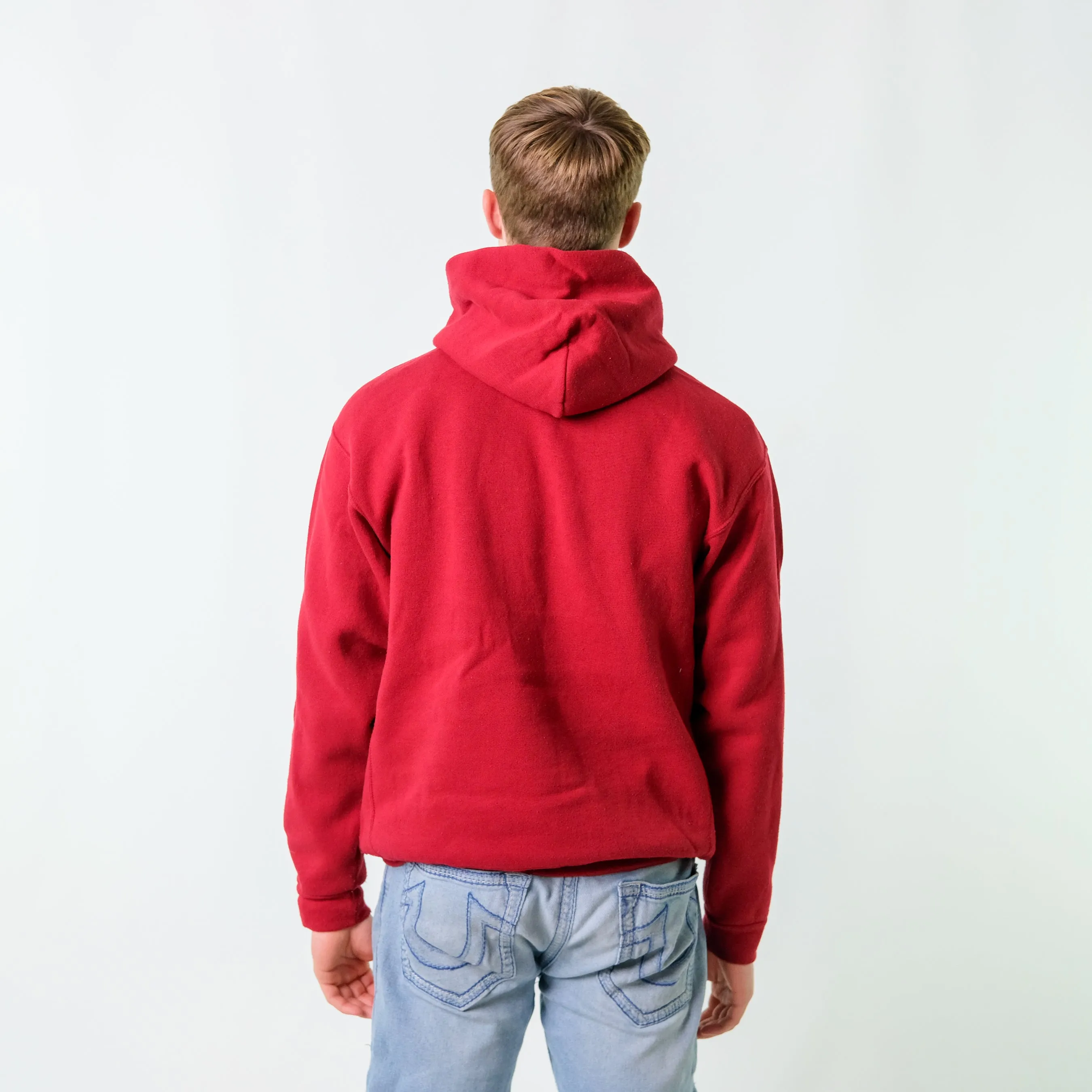 Red y2ks Russel Athletic Hoodie (L)