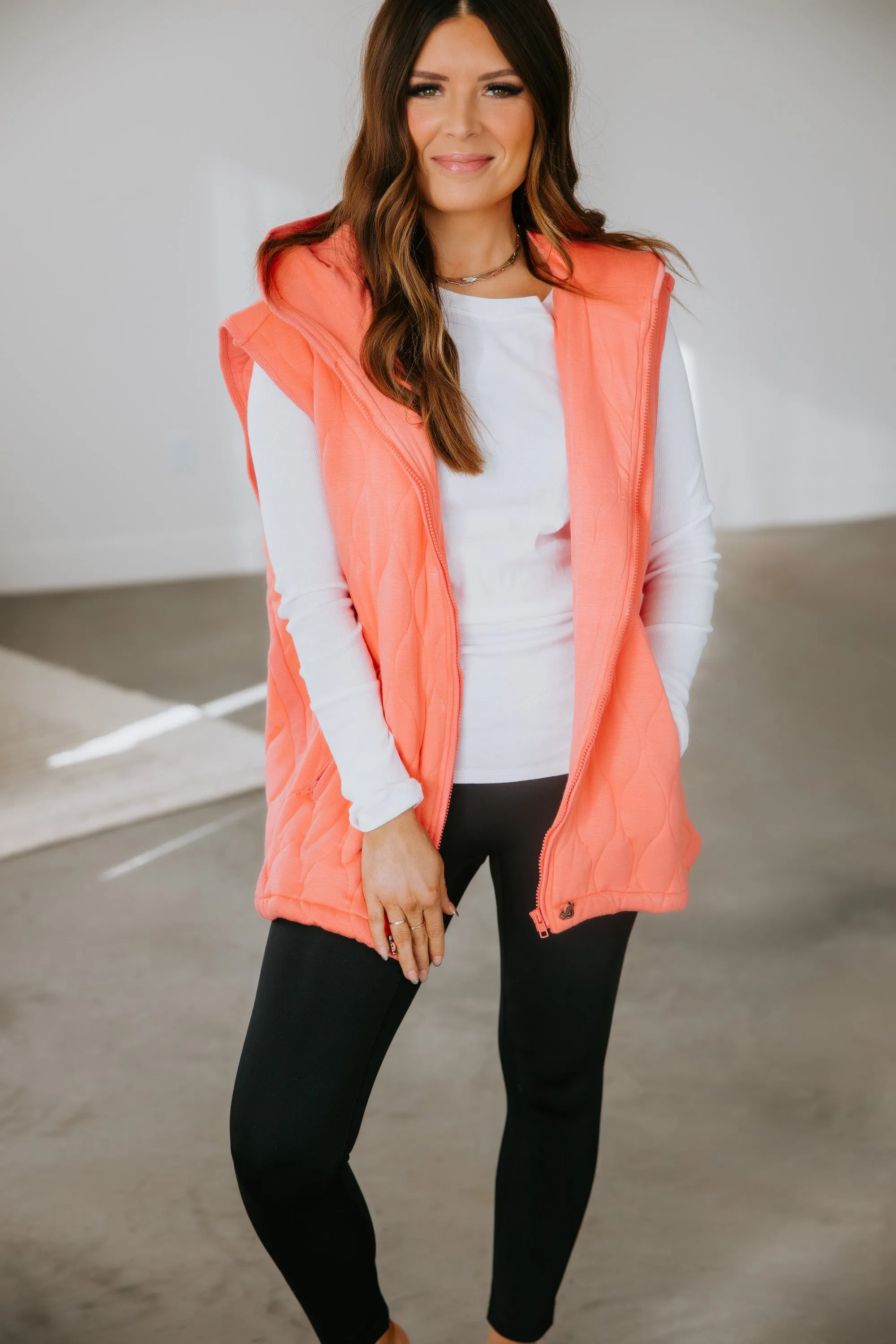 Rhena Quilted Knit Vest