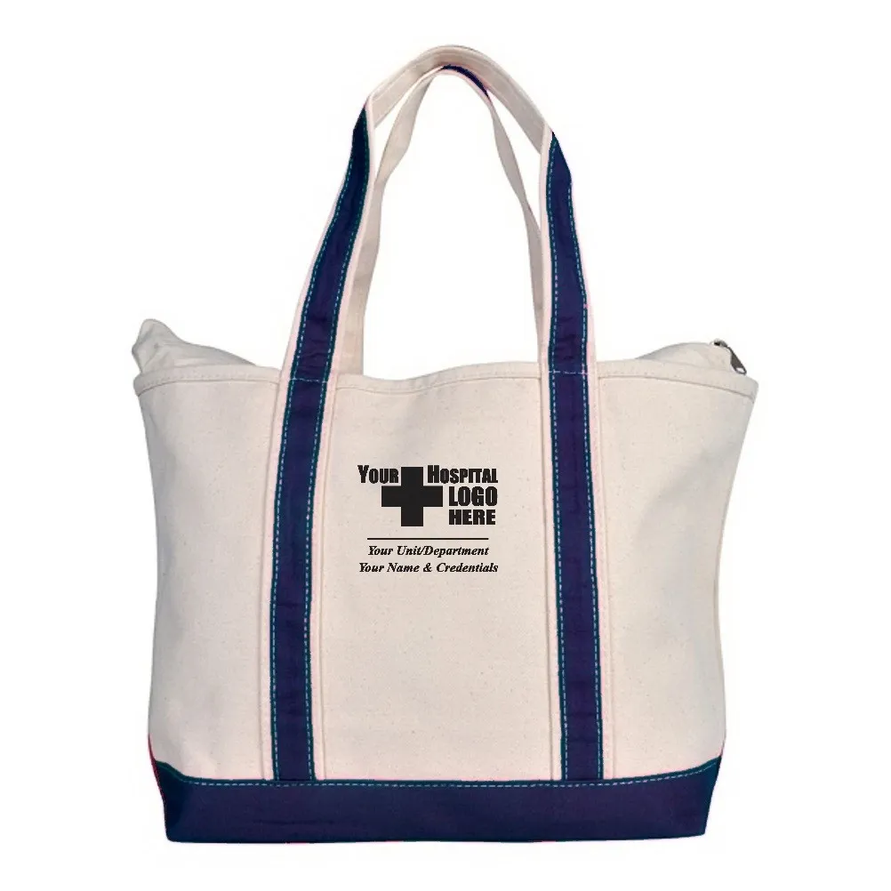 Rhombus Large Boat Tote Canvas Bag