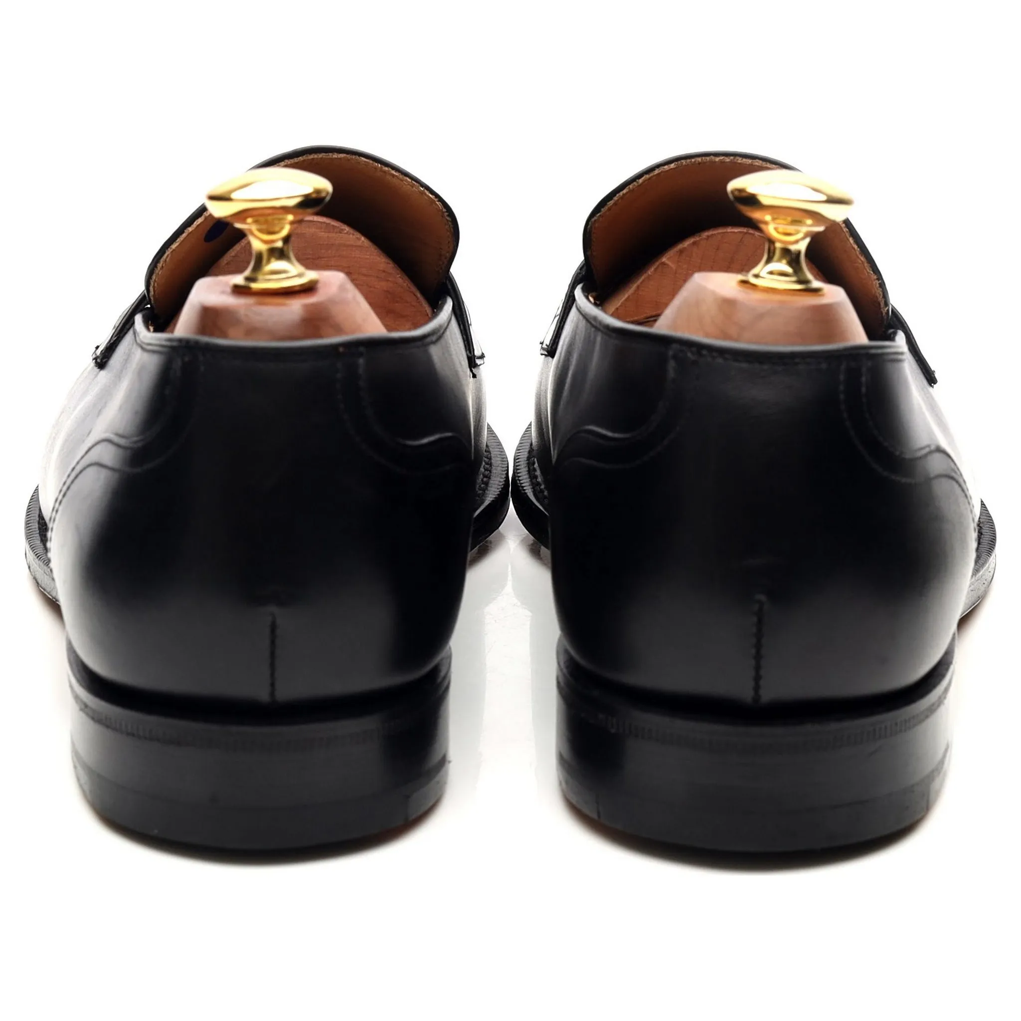 'Salisbury' Black Leather Loafers UK 9 G