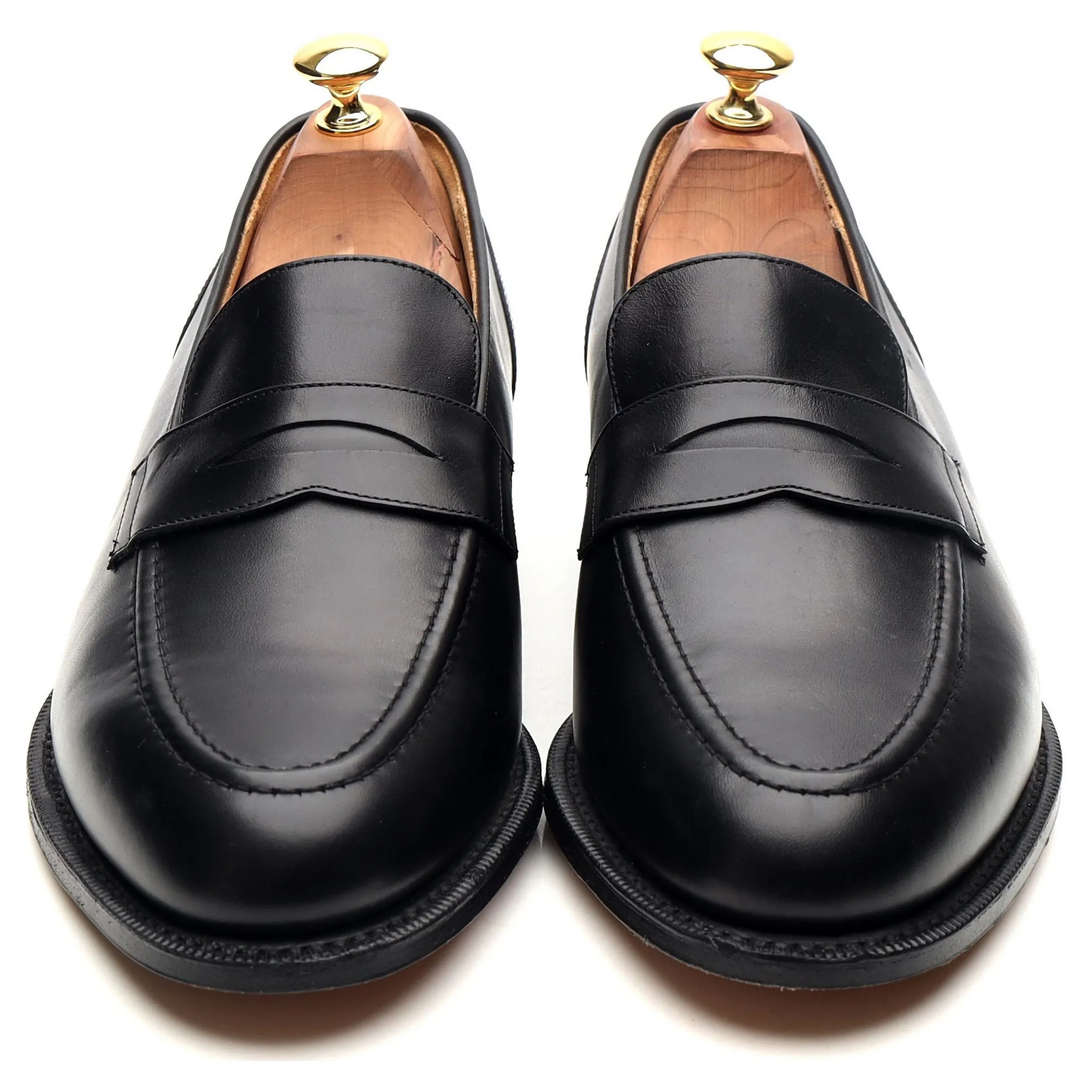 'Salisbury' Black Leather Loafers UK 9 G