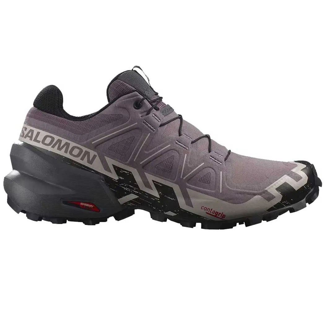 Salomon Speedcross 6 Trail Runner Moonscape/ Black/ Ashes of Roses (Women's)