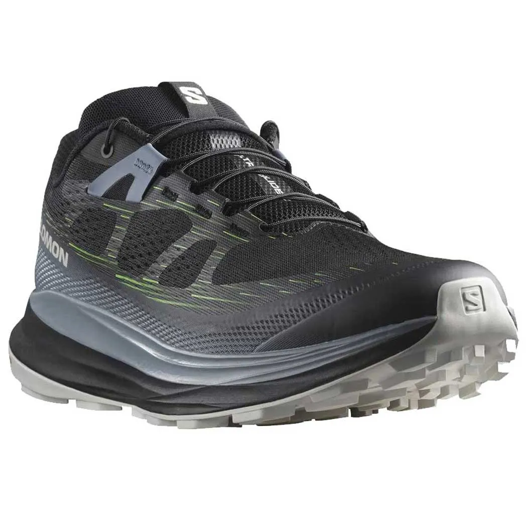 Salomon Ultra Glide 2 Trail Runner Black/ Flint Stone/ Green Gecko (Men's)