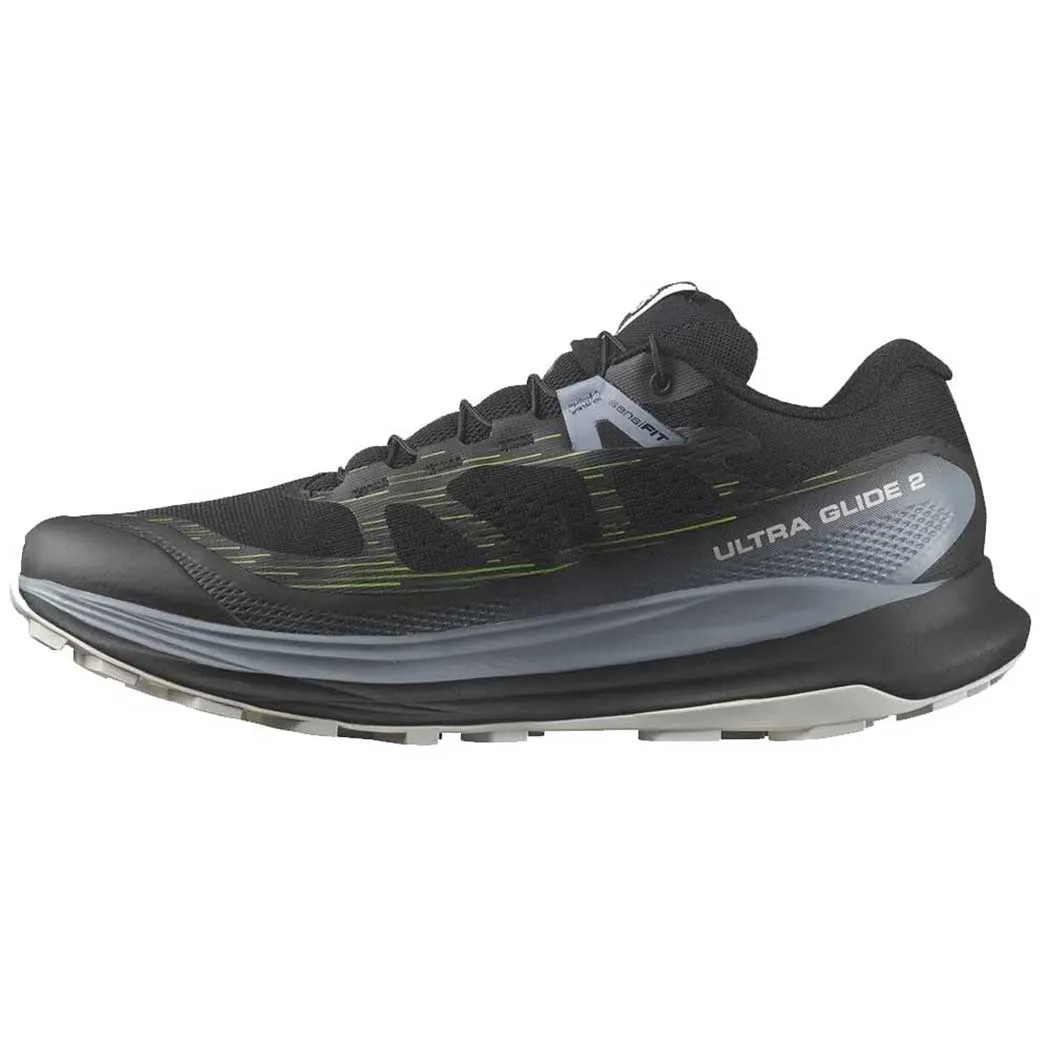 Salomon Ultra Glide 2 Trail Runner Black/ Flint Stone/ Green Gecko (Men's)