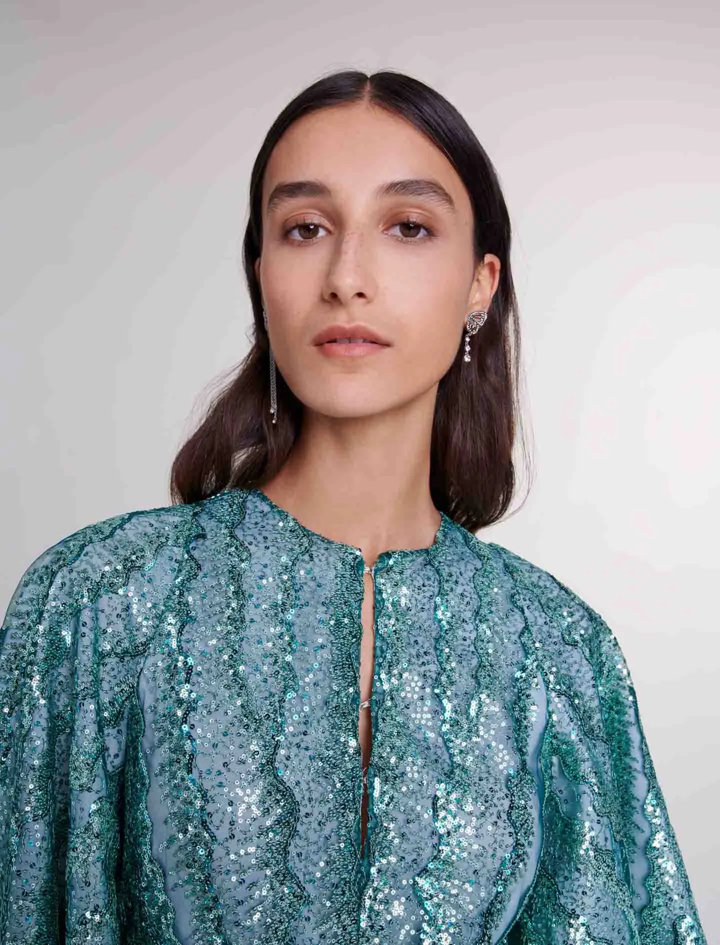 Sequin maxi dress
