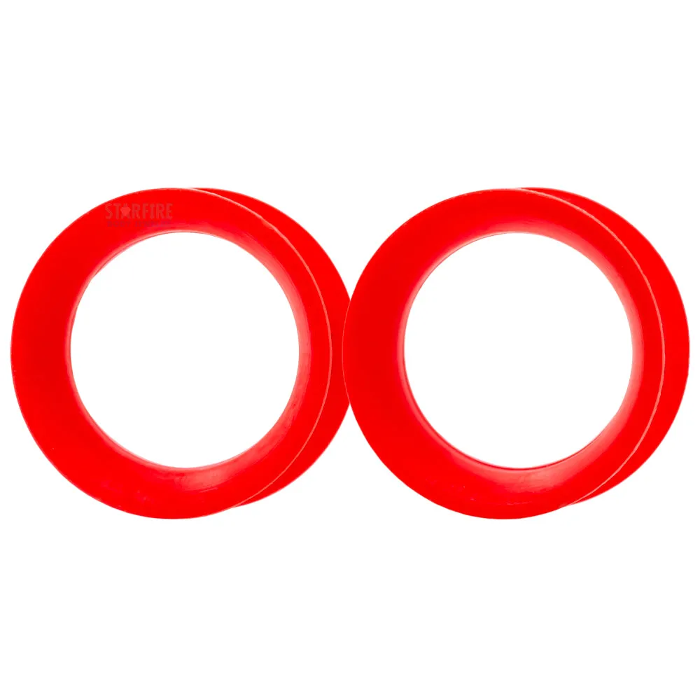 Silicone Skin Eyelets - Red