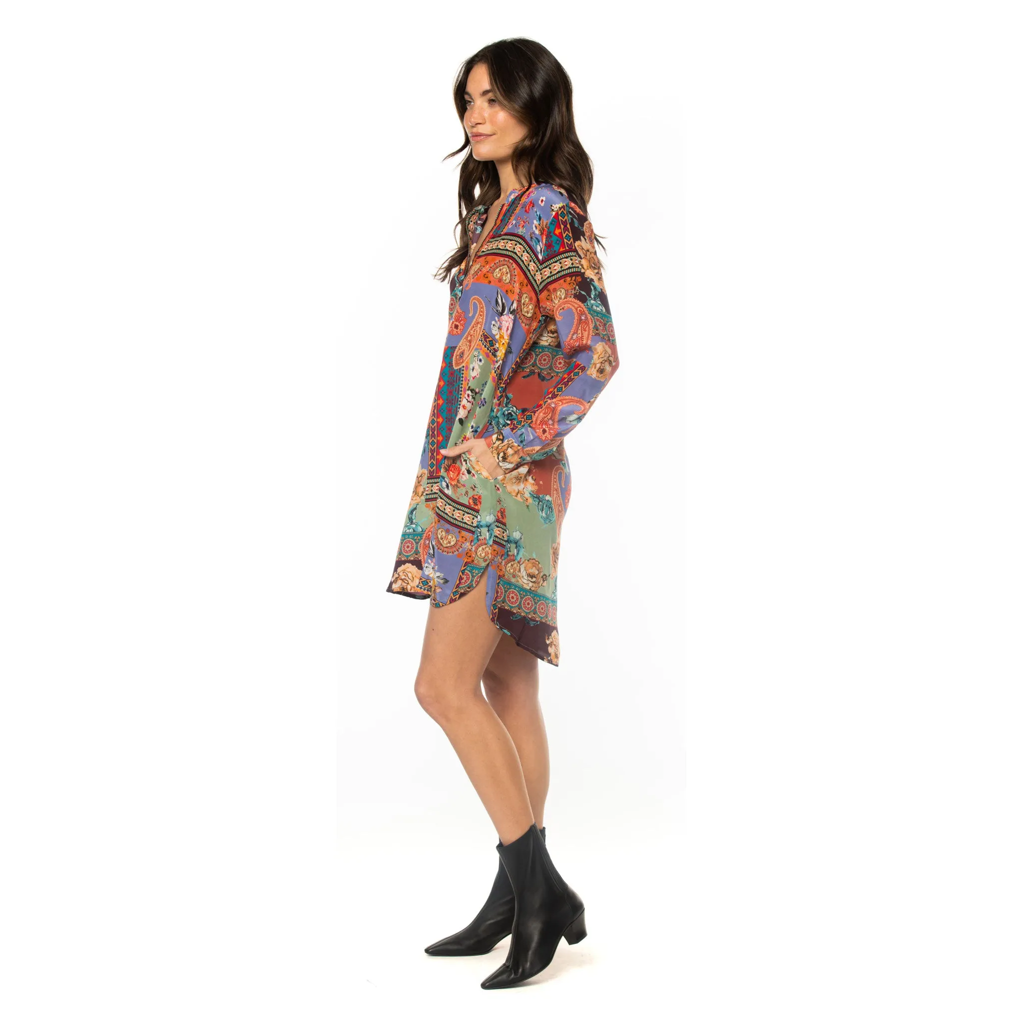 Silk Skyler Clay Tunic