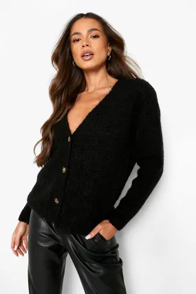 Soft Knit Oversized Boyfriend Cardigan