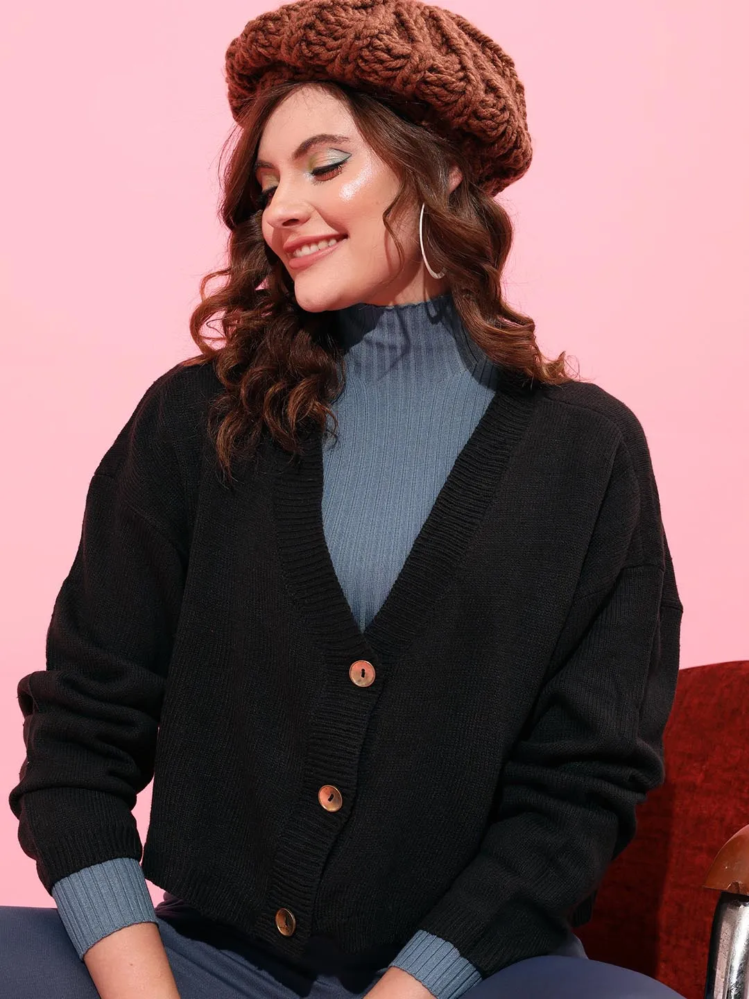 Solid Cardigan