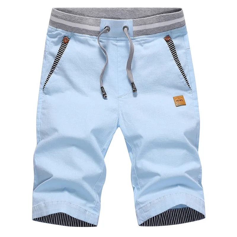 Solid Casual Shorts