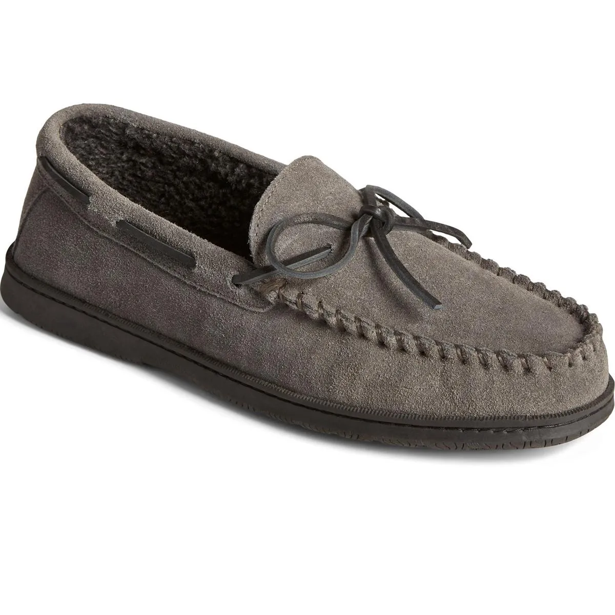 Sperry Doyle Moccasin Slippers Charcoal