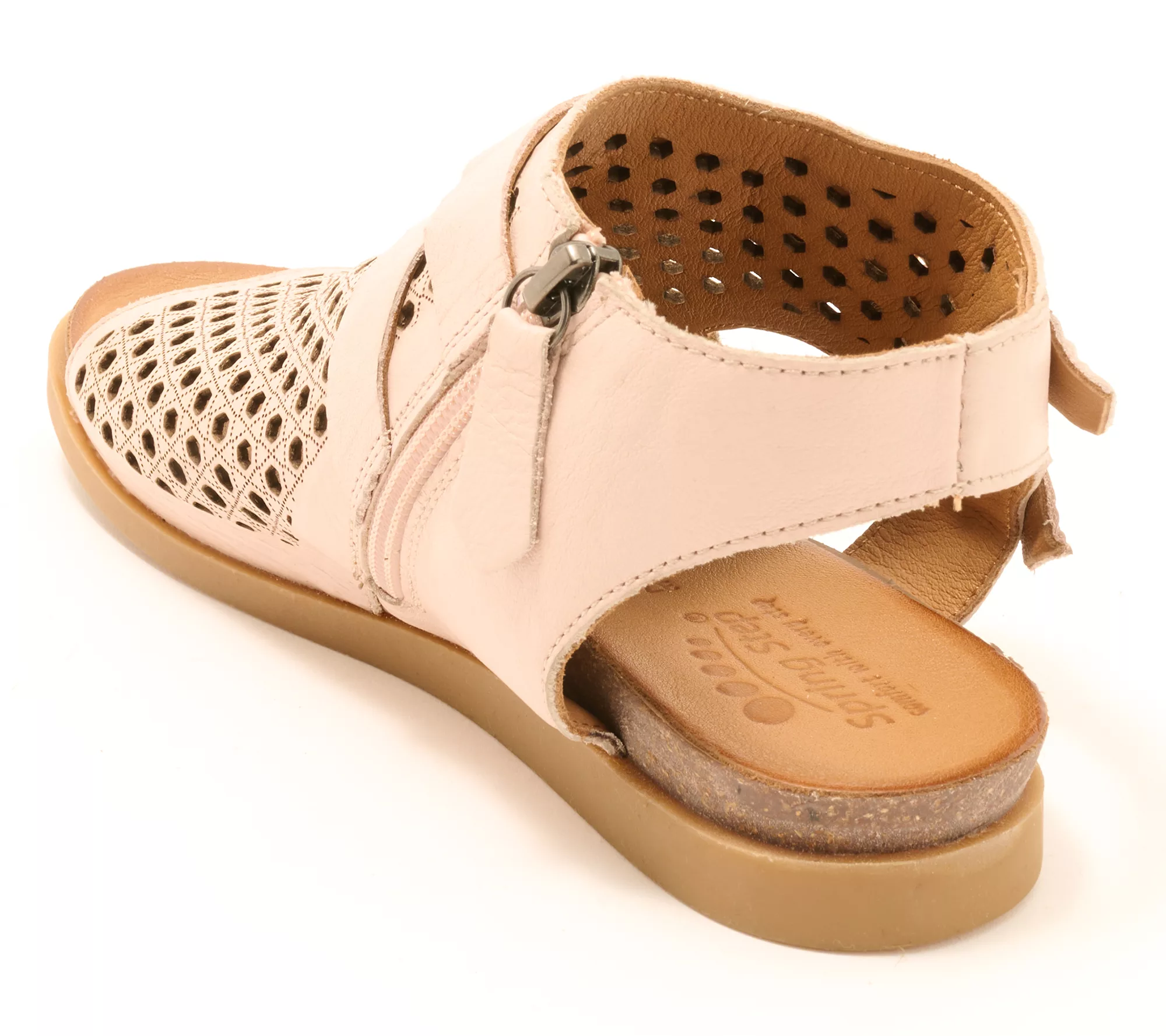 Spring Step Leather Sandals w/ Buckle - Covington