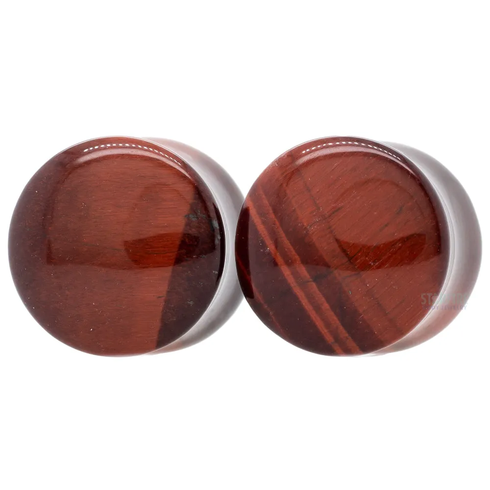 Stone Plugs - Red Tiger Eye