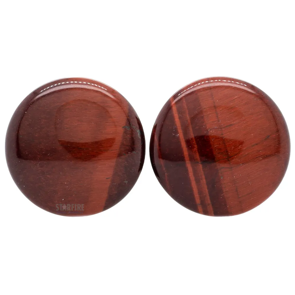 Stone Plugs - Red Tiger Eye