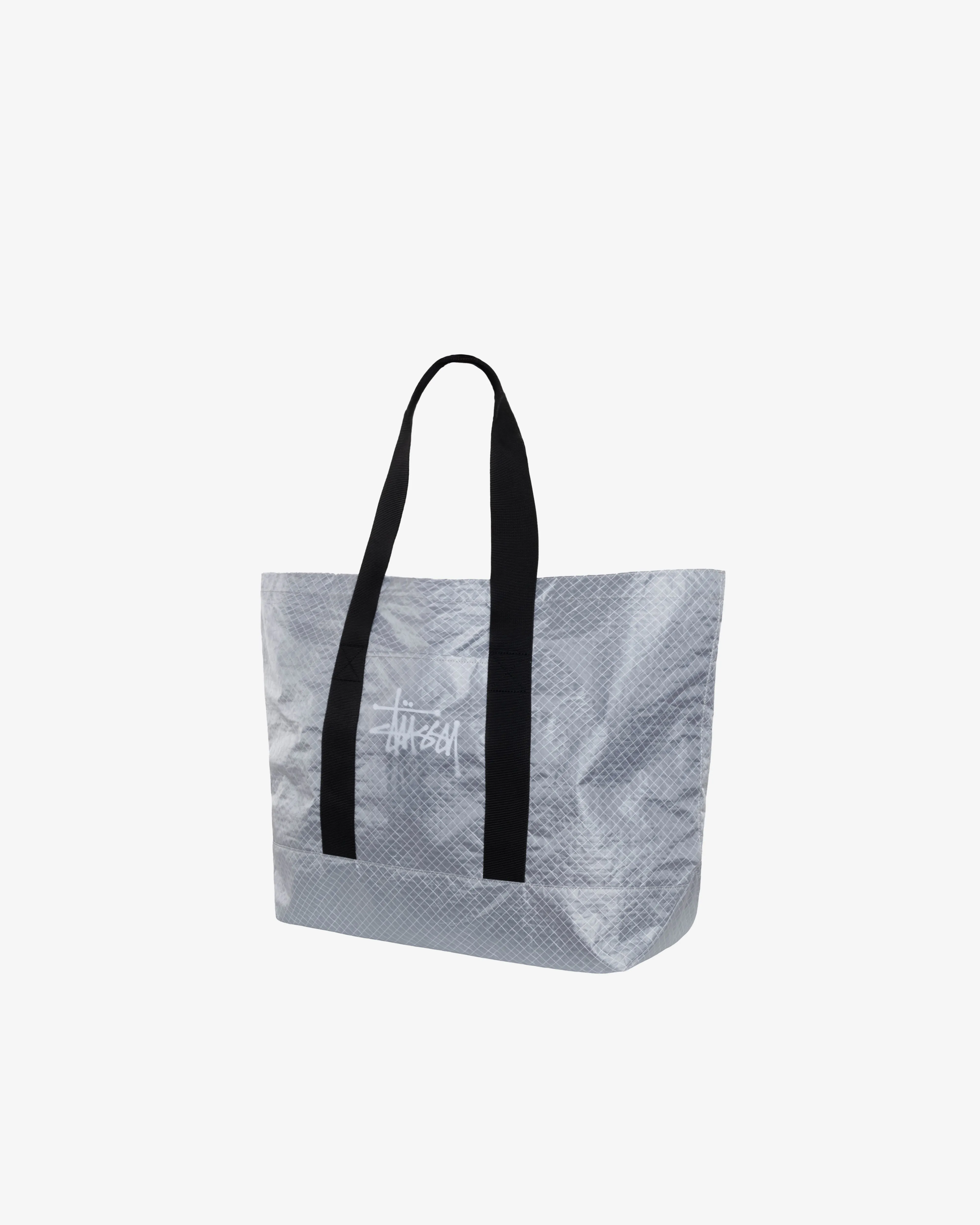 Stüssy  Men's Ripstop Overlay XL Tote Bag Black 