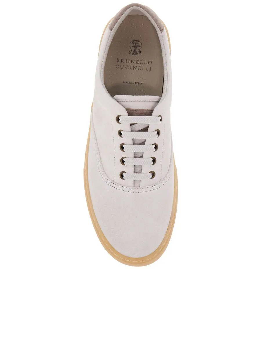 Suede Laceup Sneakers