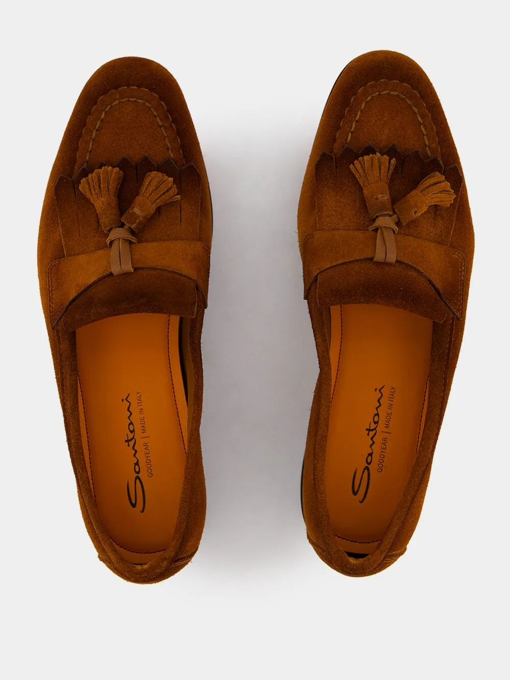 Suede Tassel Loafers
