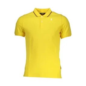 Sunny Yellow Contrast Detail Polo