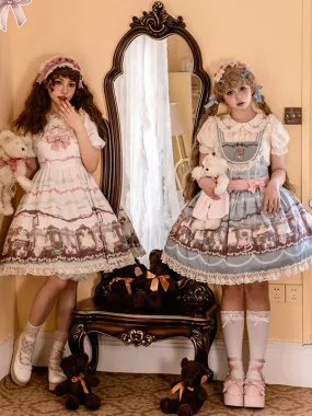 Sweet Lolita Dress Polyester Sleeveless Lolita Dress