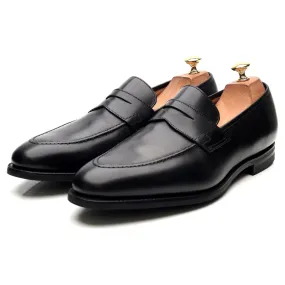 'Sydney' Black Leather Loafers UK 10 E